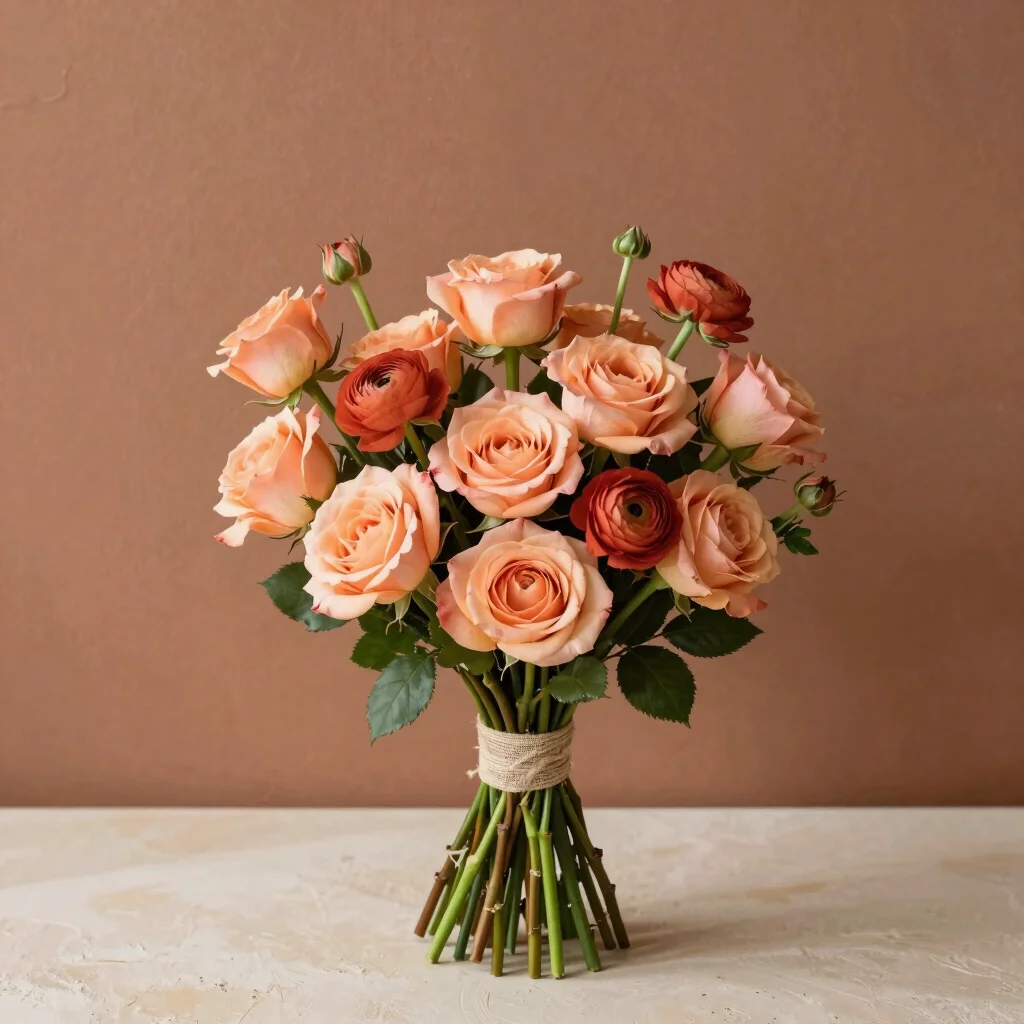 Terracotta Sunset Bouquet